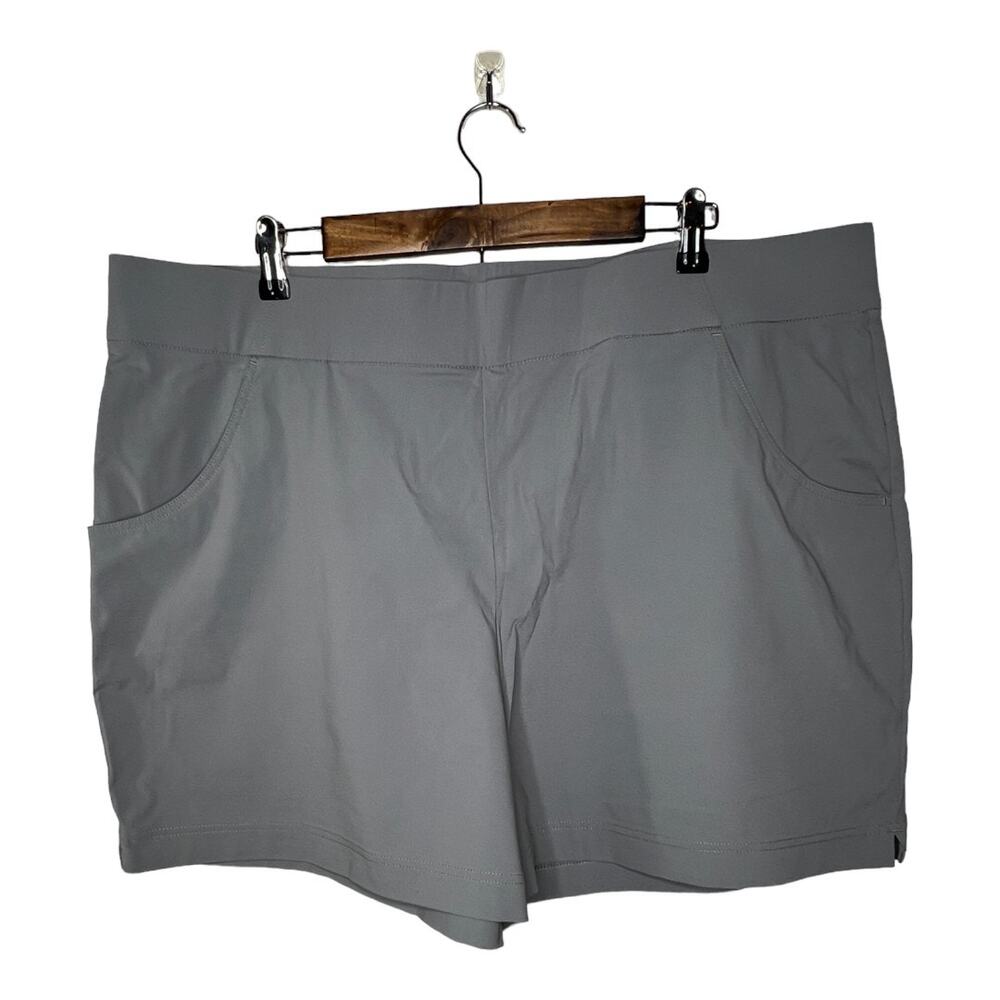 Columbia Womens Anytime Casual Short Gray Size 2X